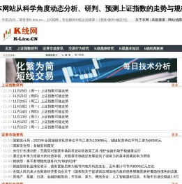 K线网 k-line.cn 大盘预测|上证指数预测|A股行情预测|每日大盘预测|大盘k线分析预测